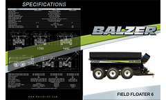 Balzer - Model 7 - Field Floater Grain Cart - Brochure