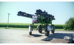 120` Boyd Aluminum Booms on JD 4730 - Obery Farms - Video