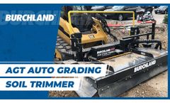 Auto Grading Soil Trimmer - Final Grade Skid Steer Attachment - Video