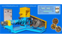 Floating fish feed pellet making machine