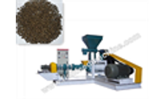 Floating fish feed extruder machine