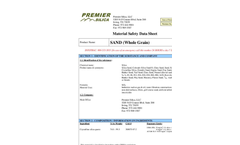 Brady - Whole Grain Silica Sand Brochure