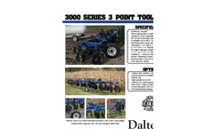 Dalton - Model DW C/S Split Series - Anhydrous Ammonia Toolbars - Brochure