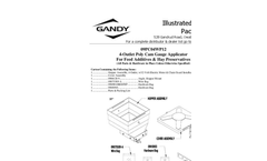Gandy - Model P453WP12 - 45 Lb. Feed/Forage Additive Applicator with Three Outlet - Brochure