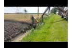 Liebrecht Side Ditcher Cleaning Ditch Filled with Cattails - Video