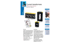 Socomec - Current Transformers Datasheet