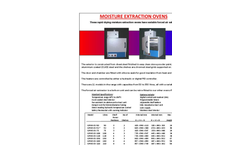 Jim Engineering - Model HDV and HDH - Heavy Duty Lab Ovens - Brochure