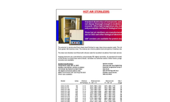 Jim Engineering - Model GPIS - Dual Range Incubators - Brochure