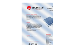 Model SPM010P-F - 10W PV Module Brochure