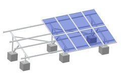 ArtSign - Model AS-AGMS-2UB - Aluminum Ground Mounting System-2 Slots U Beam