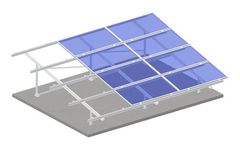 ArtSign - Model AS-AGMS-1UB - Aluminum Ground Mounting System-Single Slot U Beam