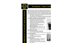 Pentek - Model A10004900 - Wet Separator - Brochure