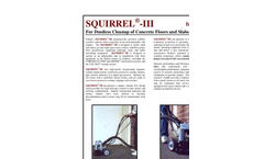 Pentek - Model Squirrel- III - Pneumatically Operated Scabbler Scarifies - Brochure