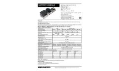 Adel - Model VRLA - Battery Bank Module - Brochure