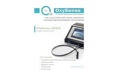 OxySense 5250i Oxygen Analyzer - Brochure