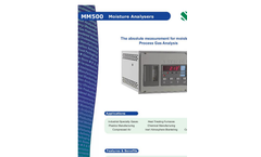 MM500 Moisture Analyzer Brochure