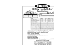 Virnig - Model V50 - Floating Deck Rotary Brush Cutter - Brochure