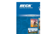 Harold-Beck - Model 11-150 - Rotary Damper Drives and Actuators - Brochure