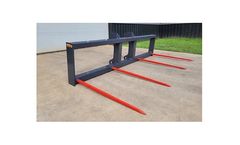 Heavy duty, made from 1/4 - Double Bale Spear Frame
