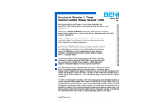 Slimline - Model 3000 NG - Telecom Rectifier System - Brochure
