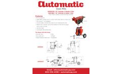 Automatic - Model ARM1665 - Electric or PTO Driven Rotary Mills for Livestock Corn Feed Processing - Brochure