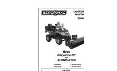 Bercomac - 700448-4 - Rotary Brooms for ATV - Manual