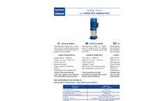 Model ROMA5-9 - Vertical Multicellular Centrifugal Electro-Pumps Brochure