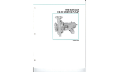 Buffalo - Model CP/DHS Series - Slurry Pumps Brochure