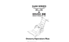 2600 Series Brushox Owners- Brochure