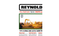 Reynolds - Model GL12 - Drag Scraper - Brochure