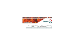 GreenEcoTherm - Biomass Hot Air Generator - Technical Data