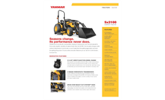Yanmar - Model Sx3100 - Open Platform Tractor with Rops Brochure