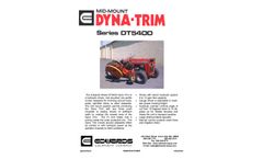 Edwards - Model DYNA TRIM DT5420 Series - Hydraulic Driven Mid Mounted Low Profile Mower - Brochure