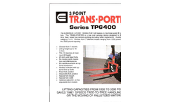 Edwards - Model TP6400 - 3-Point Trans-Porter Forklifts - Brochure