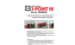 Edwards - Model DH8300 - Front Mount 3-Point Hitch - Brochure