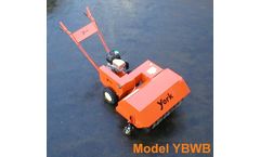 York - Model YBWB - 3" Walk-Behind Rotary Broom