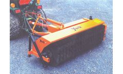 York - Model YB244 - 4" Walk-Behind Rotary Broom