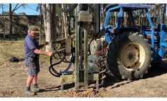 Swing Shift Hydraulic Post Driver from ELGRA Engineering, South Nowra NSW - Video