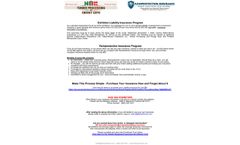 Exhibitor Liability Insurance Program - Brochure