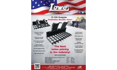 Lowe - Model G-72A - Grapple - Datasheet