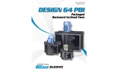  	Chicago Blower - Packaged Backward Inclined Fans (PBI) - Brochure