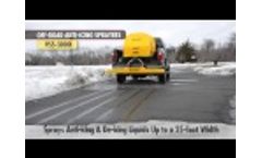 SnowEx VSS 2000 and VSS 3000 In Bed Sprayers Video