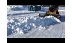 Quick Attach Skid Steer Snow Bucket Attachment the Big Bucket Video
