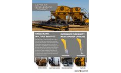 Ultra - Model SR - Single Rank Toolbar - Brochure