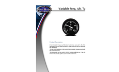 Faria - 2" Variable Frequency Tachometer Brochure