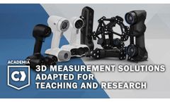 ACADEMIA 20 3D Scanner - 3D Measurement Solutions Adapted for Teaching and Research - Video
