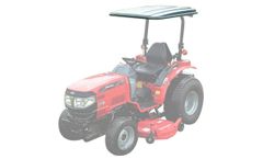 JRCO - Model 4550SB - Eclipse Universal Tractor Canopy | Black | 45-In. X 50-In.