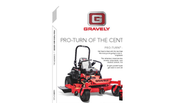 Pro-Turn - Model 400 - Commercial Lawn Zero Turn Mowers Brochure