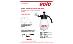 Solo - Model 418 - 1 Liter Farm & Landscape One-Hand Sprayer - Manual