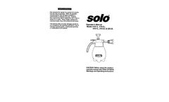 Solo - Model 418-2L - 2 Liter Farm & Landscape One-Hand Sprayer - Manual